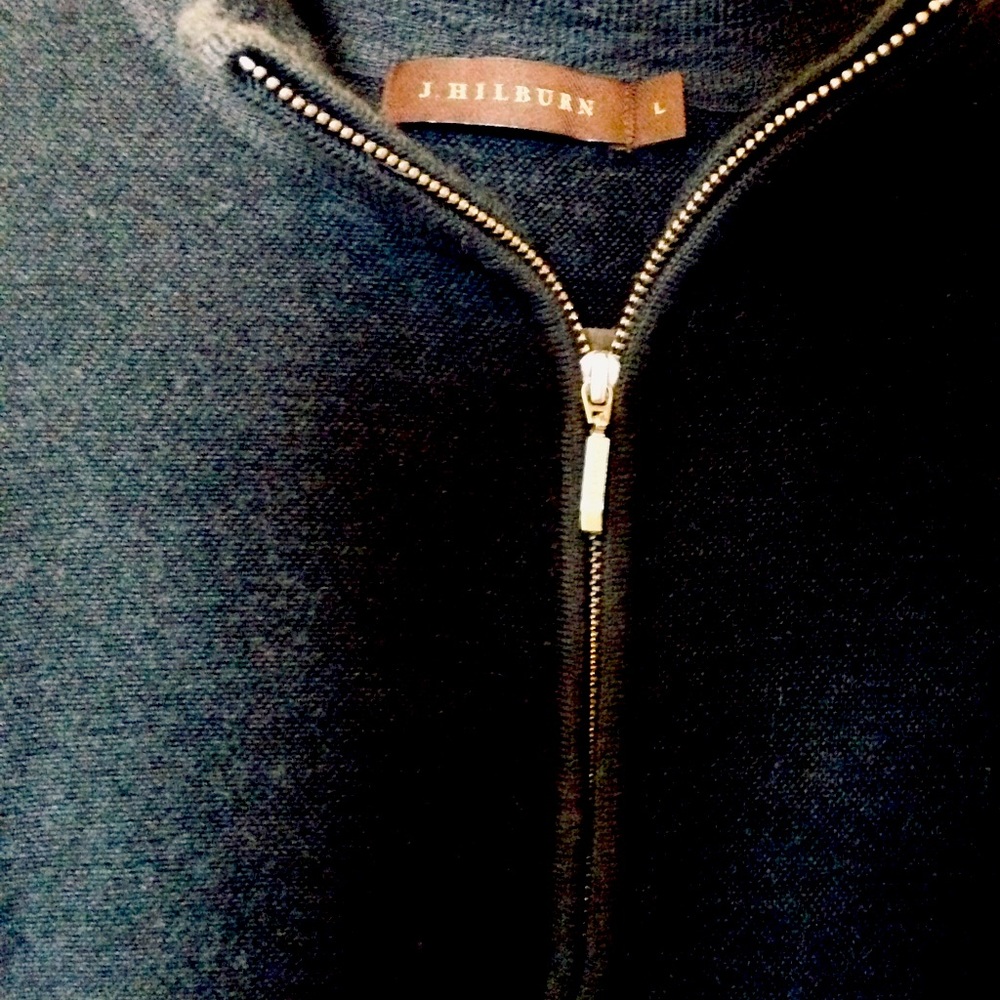 J Hilburn Men’s Large Charcoal Gray Sweater